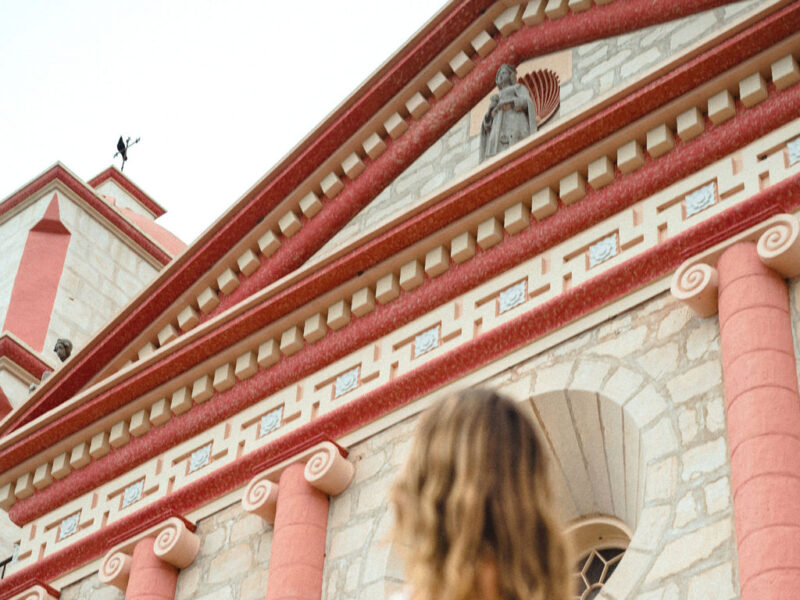 Women at historic site
